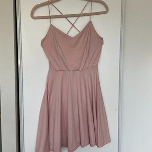 Light Pink Skater Dress